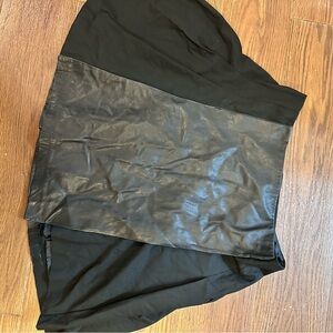 Elizabeth and James Leather Skirt